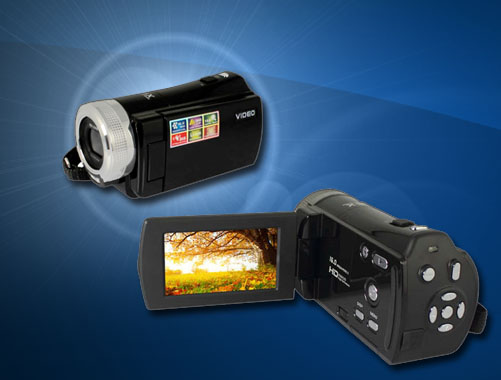 旋轉(zhuǎn)屏幕高清數(shù)碼攝像機(jī)