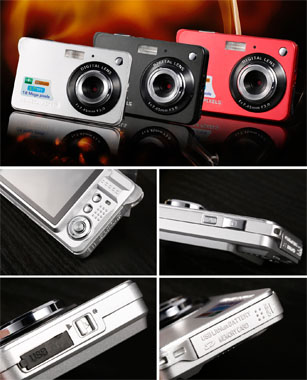 超薄2.7寸屏高清數(shù)碼相機